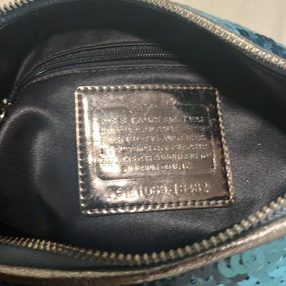 COACH Poppy Sequin Shoulder Bag - Picture 9 of 9